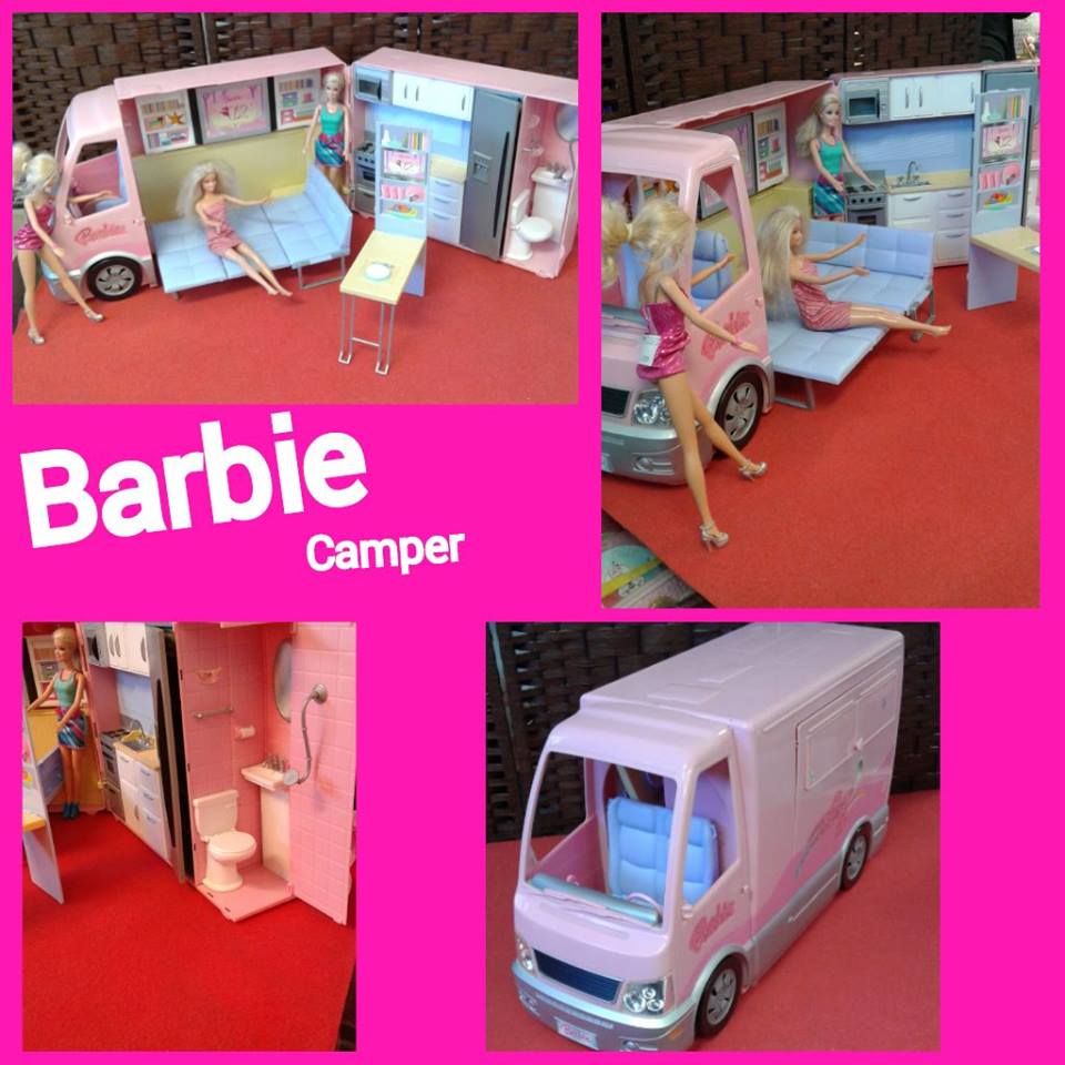 Eden Delle Meraviglie, camper barbie vintage accessoriato